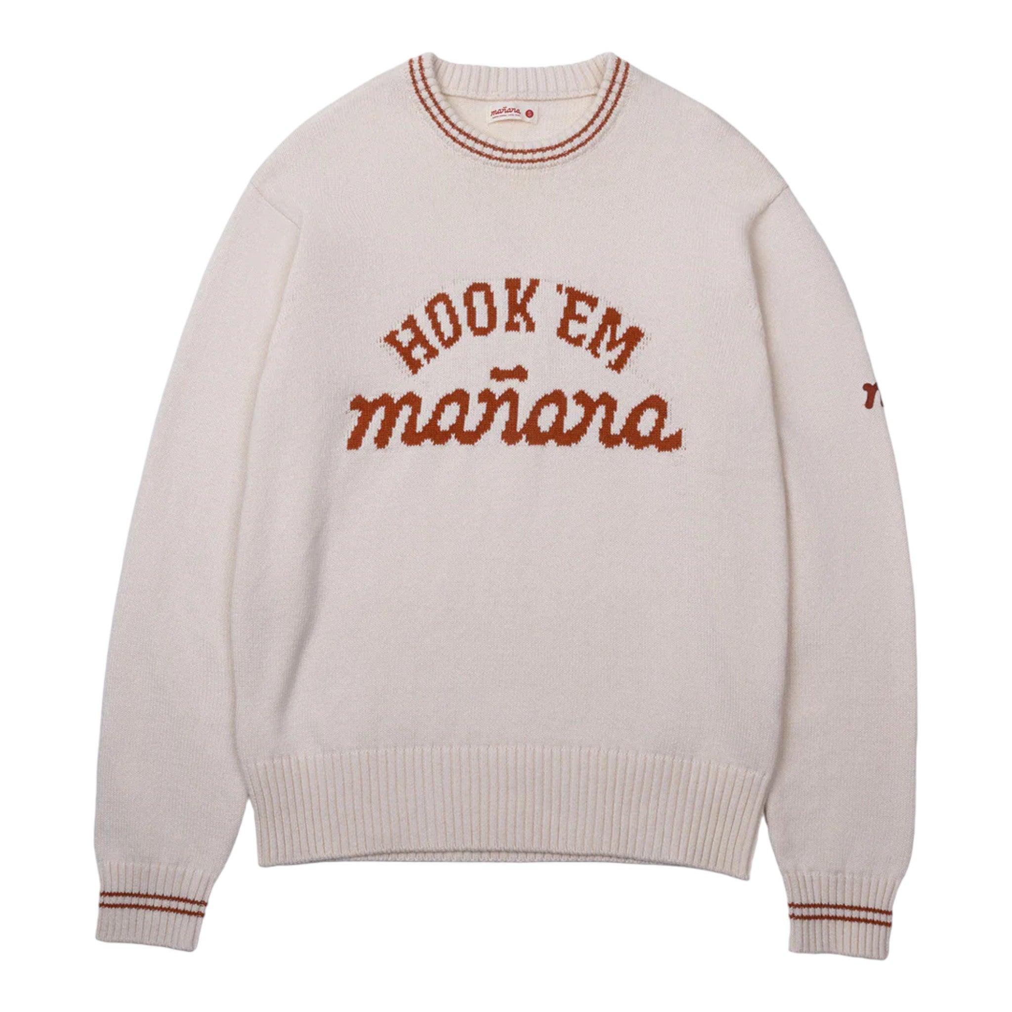 【SHOP_moana】Uneck knit pullover mañana Hook 'Em Knit Fleece Sweater | University Co-op