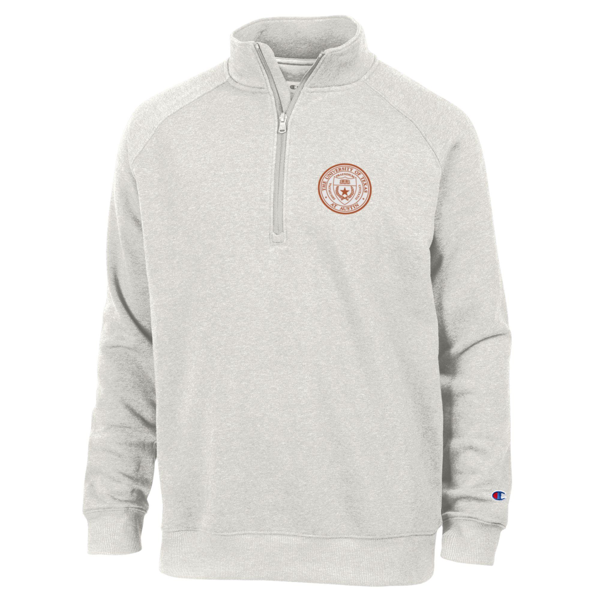 Champion University of Texas Presidential Seal Hi-Loft Quarter Zip