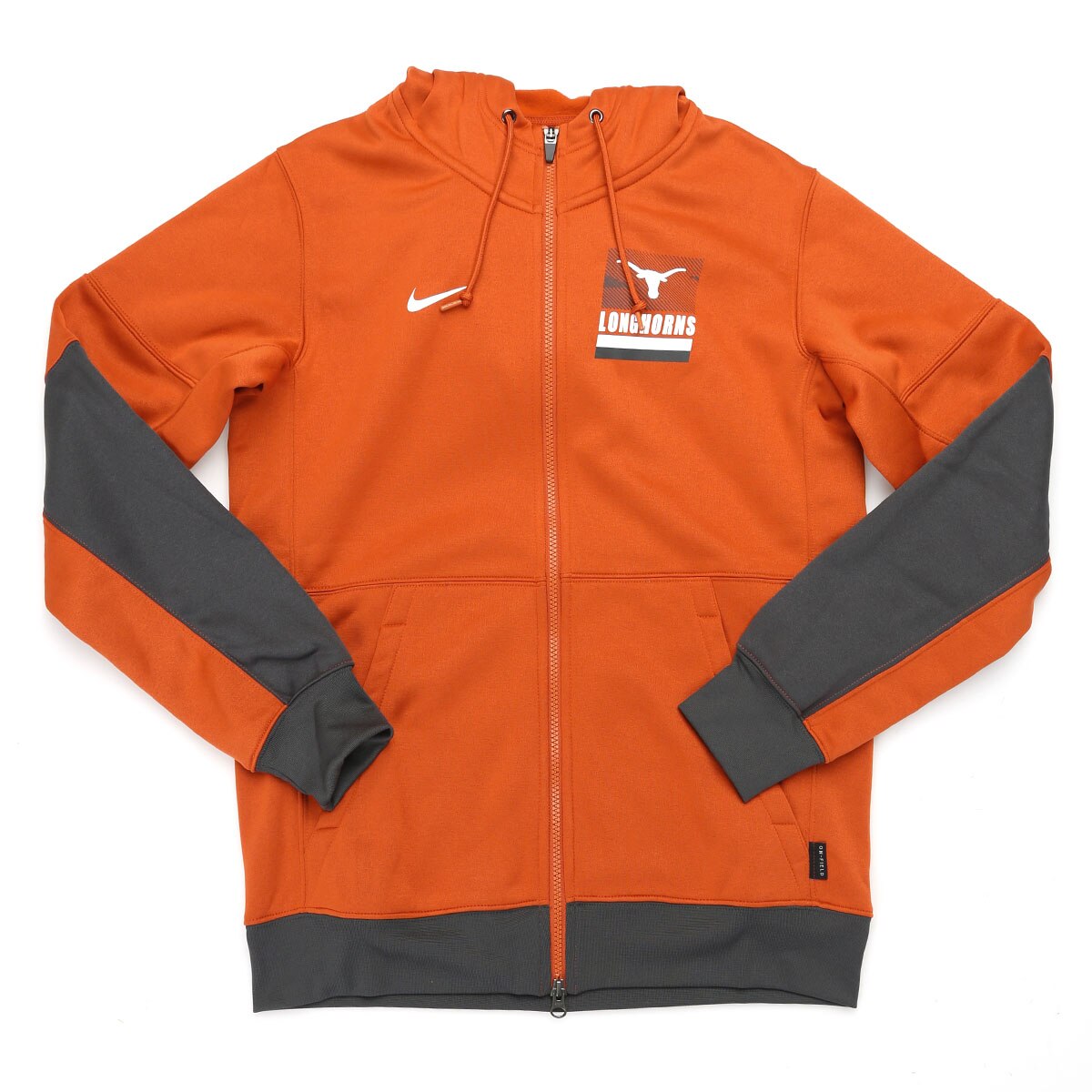 Nike Texas Longhorns Therma Fleece Sideline Full-Zip Hoodie