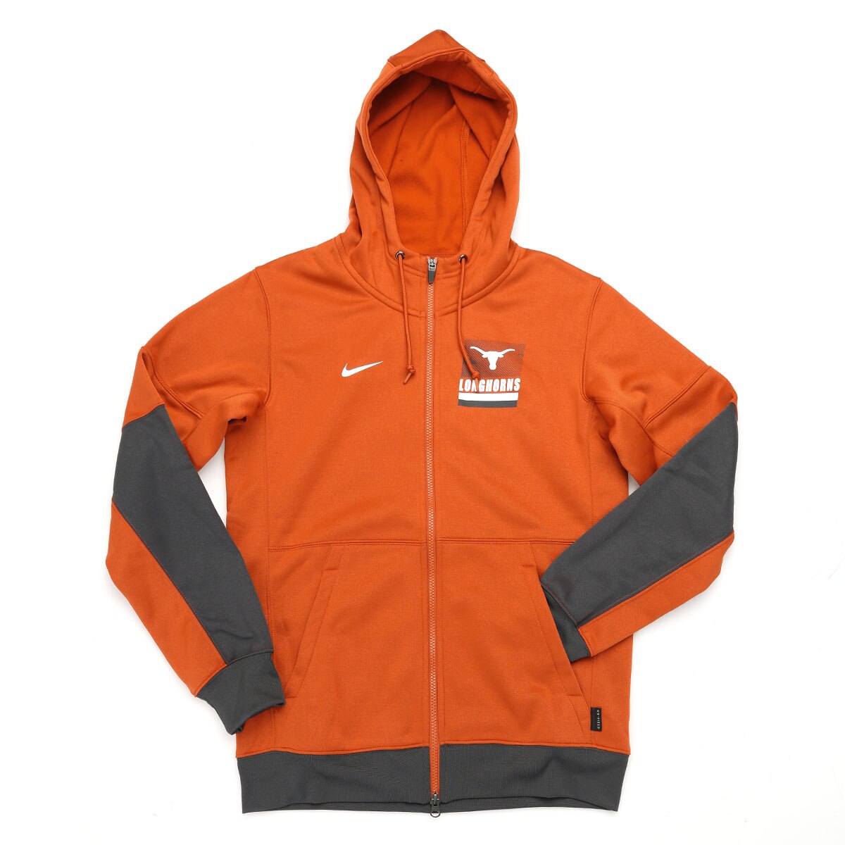 Nike Texas Longhorns Therma Fleece Sideline Full-Zip Hoodie