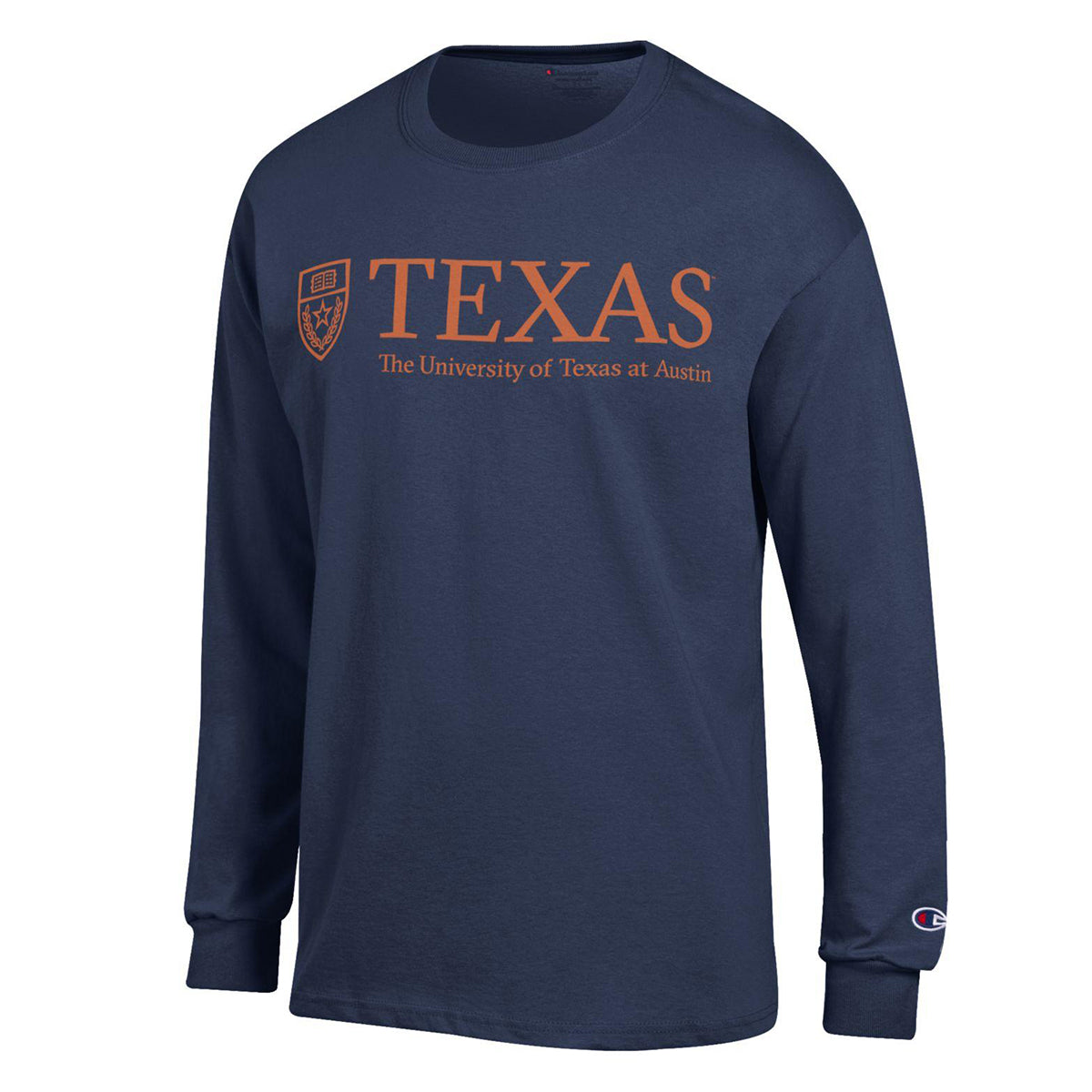 Champion University of Texas Shield Long Sleeve Tee