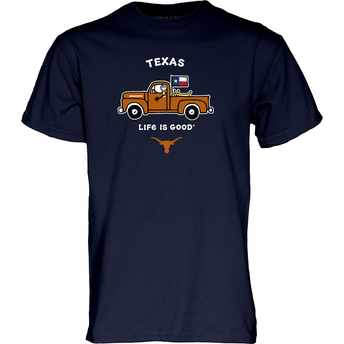 Texas Longhorns Life Is Good Jake Sunday Tee