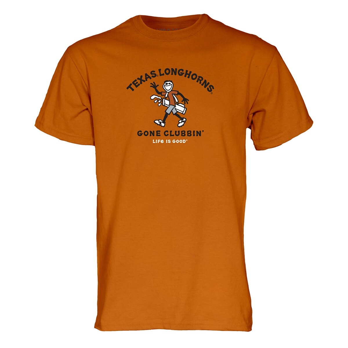 Life is Good Texas Longhorns Jake Gone Clubbin Tee