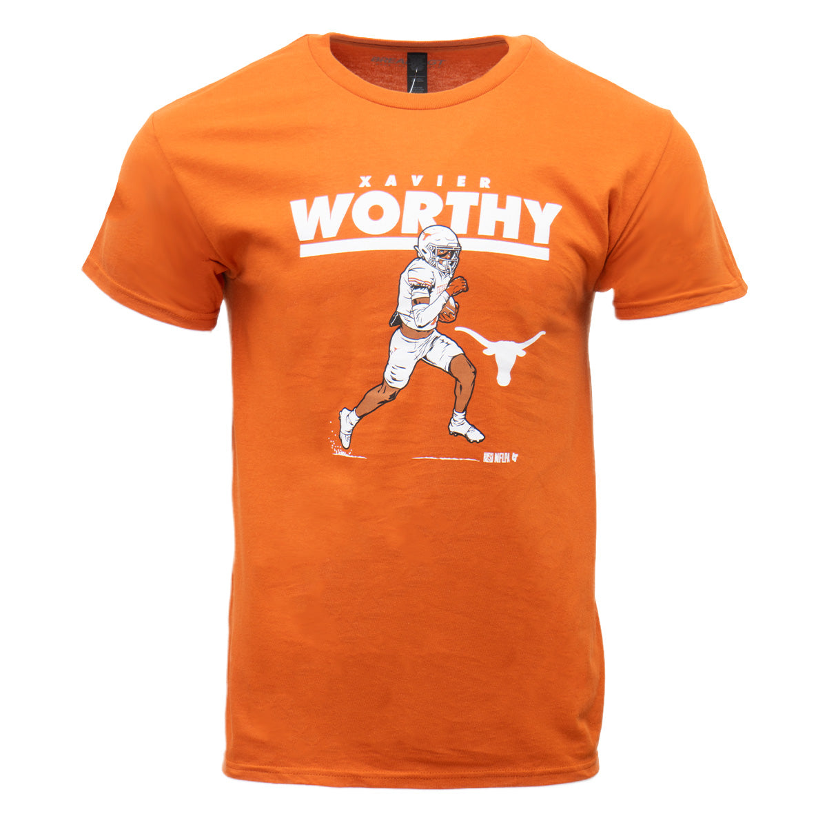 Texas Longhorns NIL Xavier Worthy Superstar Pose Tee | University