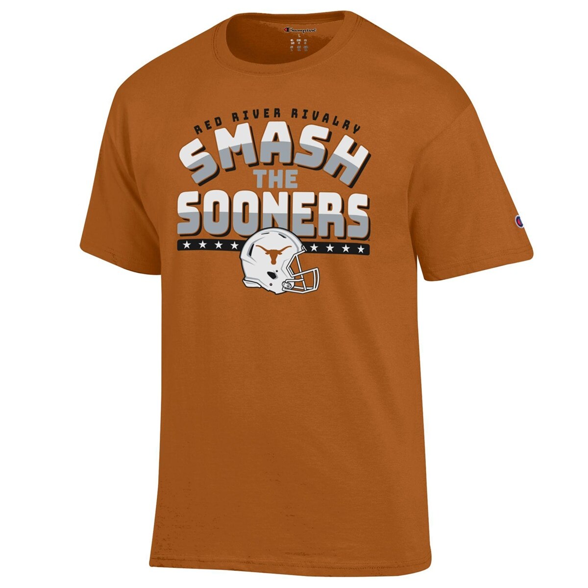 Cotton Bowl Red River Shirt Men's Champion White Texas Longhorns