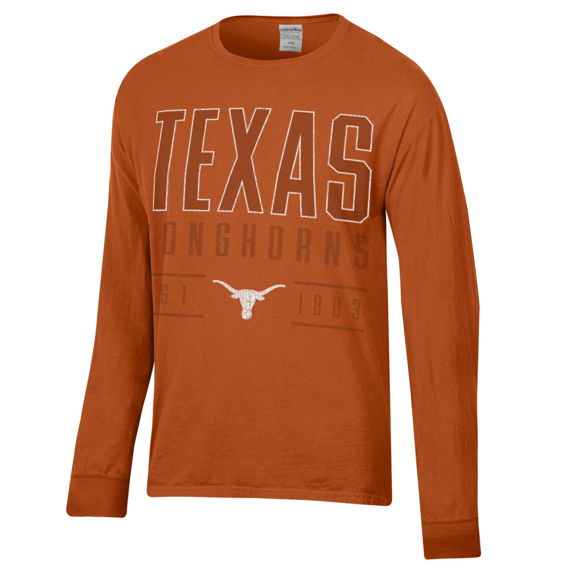 Texas Longhorns Est. 1883 ComfortWash Long Sleeve Tee