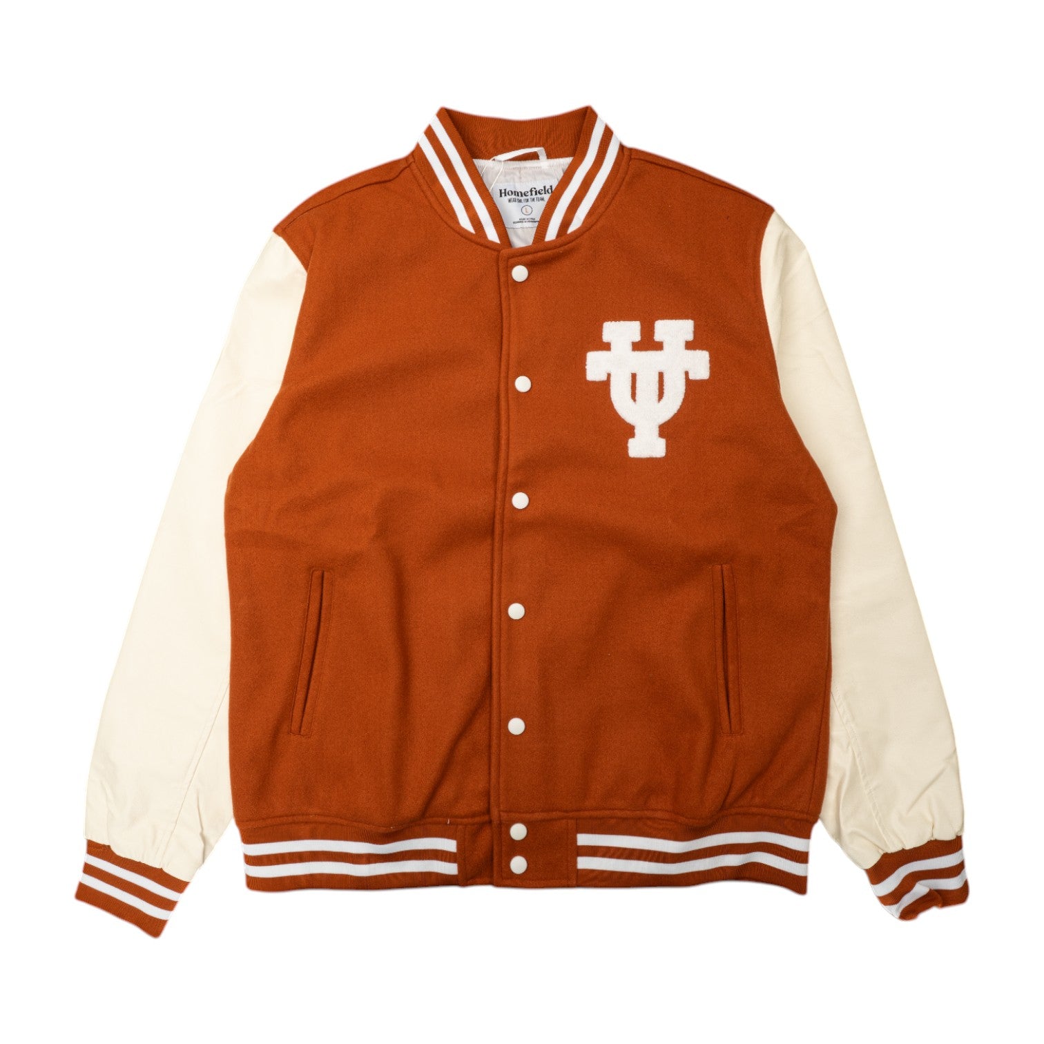 Homefield Texas Longhorns Varsity Interlock Jacket