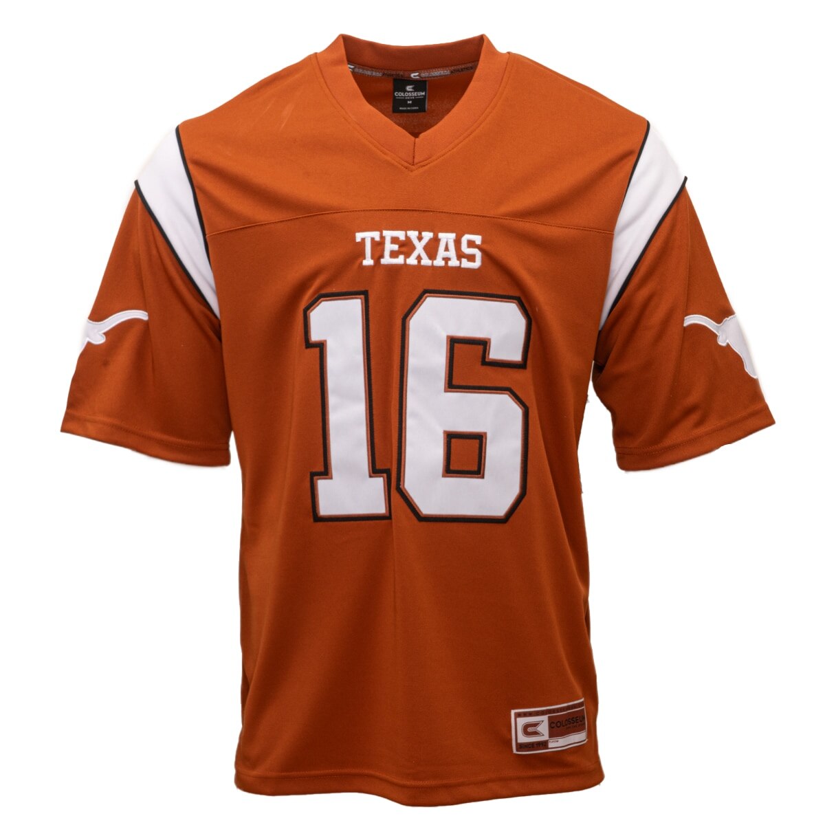Texas Longhorns NIL Manning 16 Burnt Orange Football Jersey