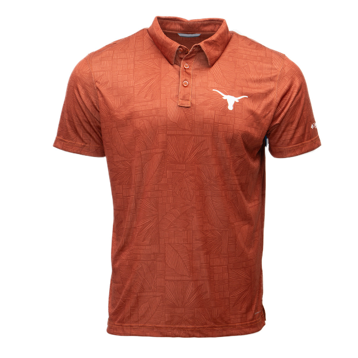 Columbia Texas Longhorns Super Terminal Patchwork Palms Polo