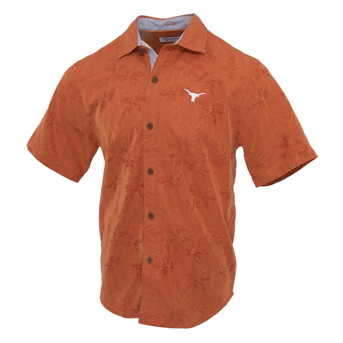 Chemise Columbia PFG Texas Longhorns Homme Orange Taille 2XL Manches Courtes Ventilation Pêche
