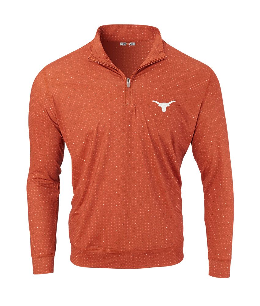 Texas Longhorns Skywalker Ecotec Dot Half Zip Top