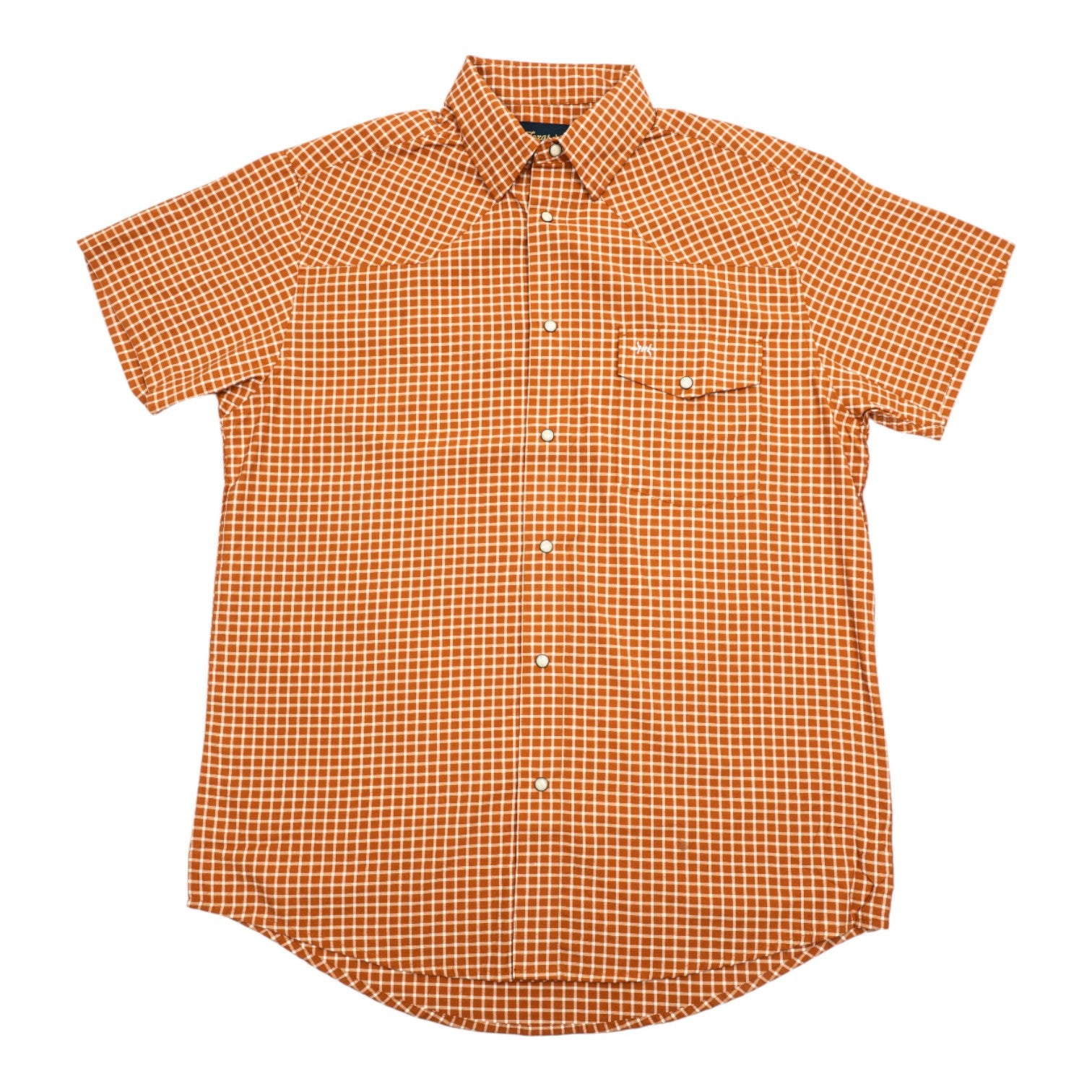 Texas Standard Western Field Shirt Short Sleeve - Burnt Orange Check / Orange / S / Men's Texas Standard Western Field Shirt Short Sleeve - Burnt Orange Check / Orange / S / Men's