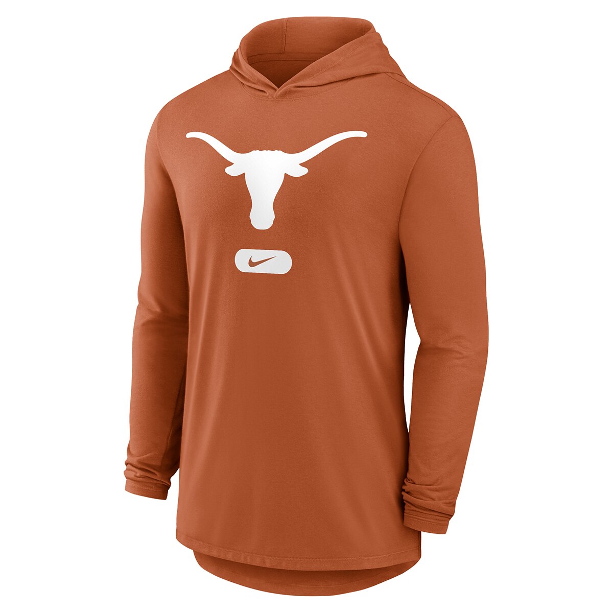 Nike Texas Longhorns Dri-Fit Long Sleeve Bevo Over Disk Hood