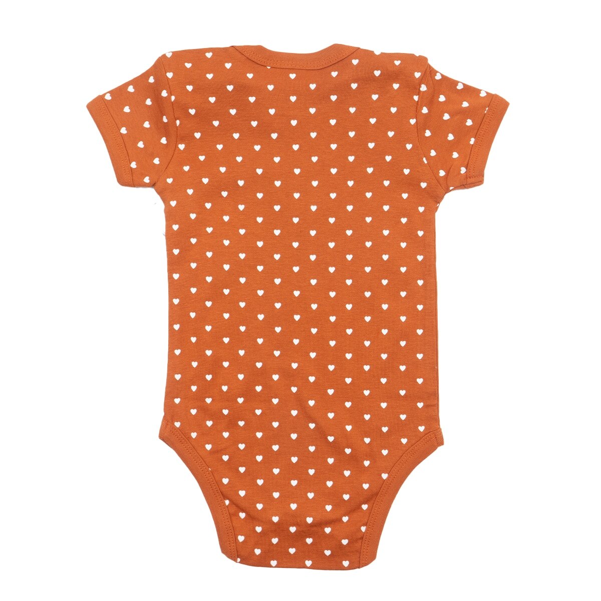 Infant Texas Longhorns All Over Print Heart Romper