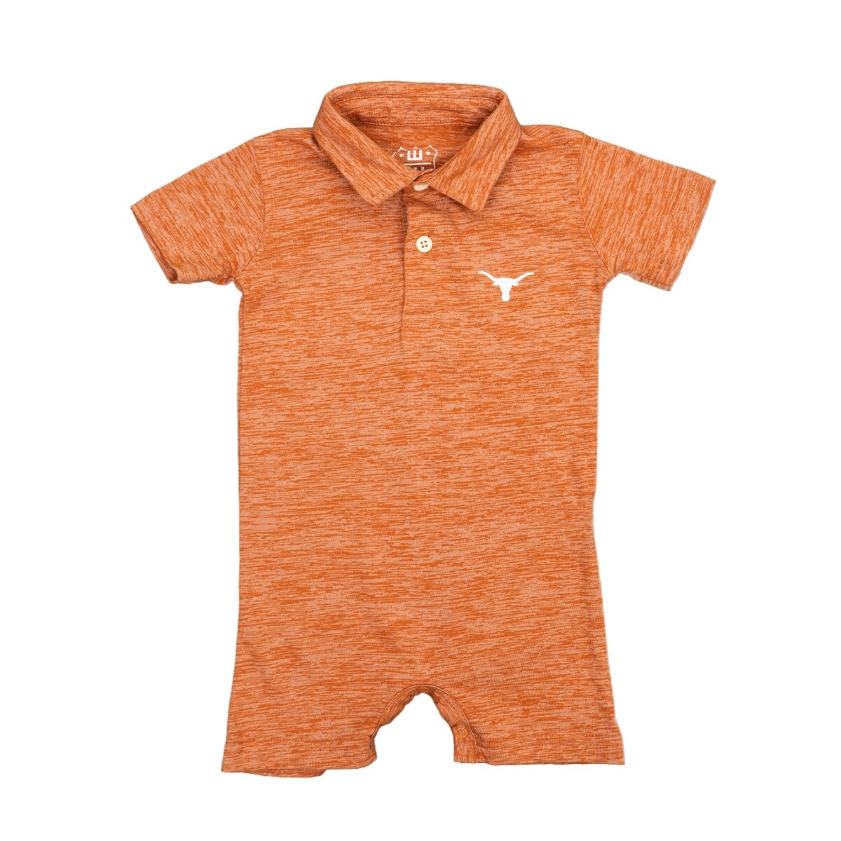 Infant Texas Longhorns Cloudy Yarn Romper