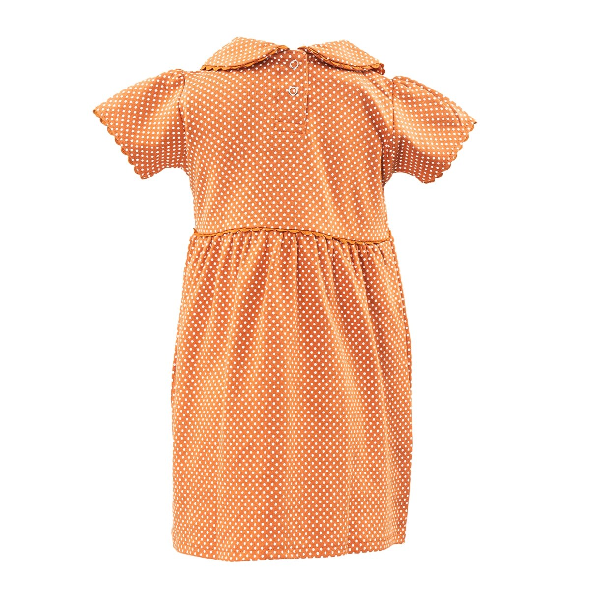 Toddler Texas Longhorns Polka Dot Peter Pan Dress