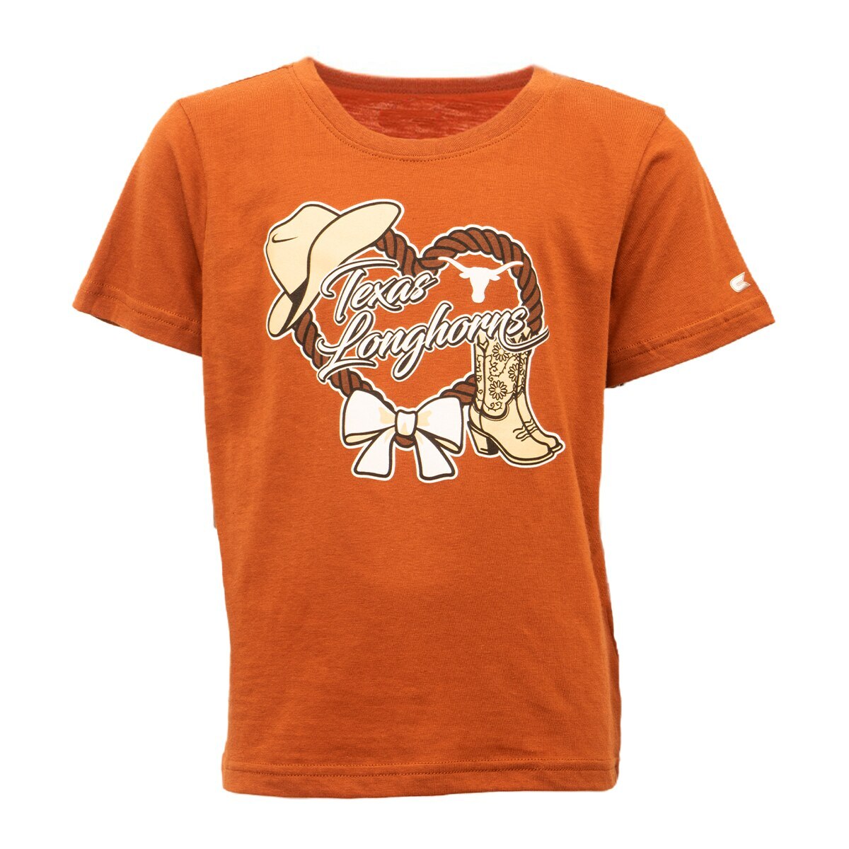 Toddler Texas Rope Heart Graphic Tee
