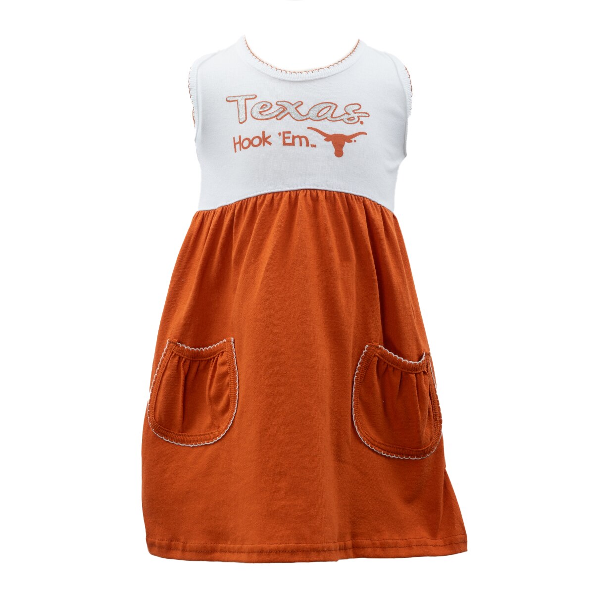 open lace back dress Toddler Texas Longhorns Jumper Dress