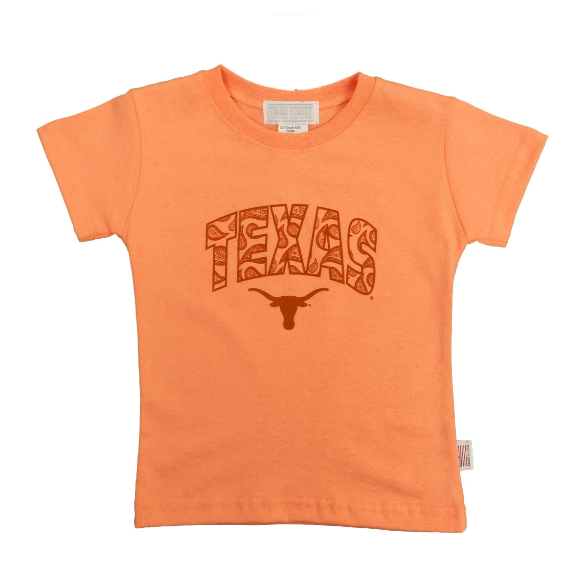 Toddler Texas Longhorns Paisley Tee | University Co-op