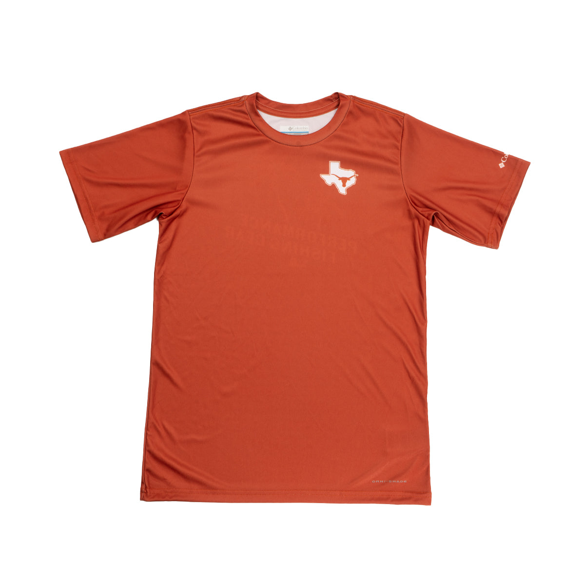 Youth Columbia Texas Longhorns Terminal Tackle Map Tee