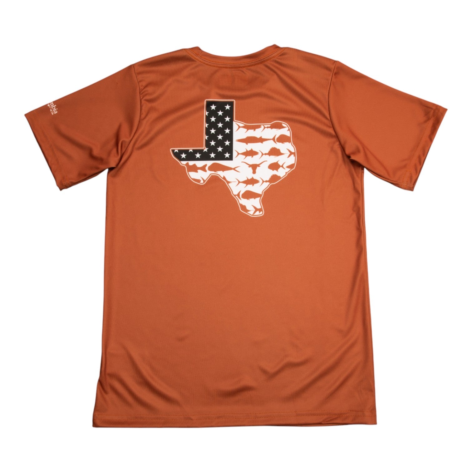Youth Columbia Texas Longhorns Terminal Tackle Map Tee