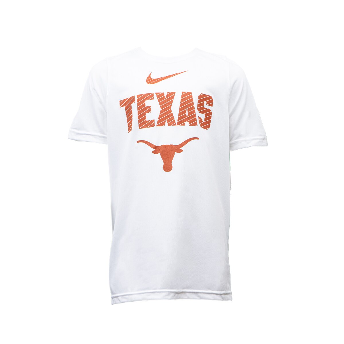 Youth Nike Texas Longhorns Striped Wordmark Tee