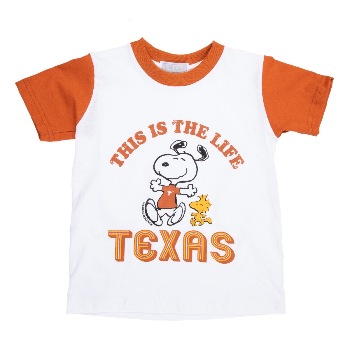 Youth Texas Longhorns This is Life Snoopy Tee