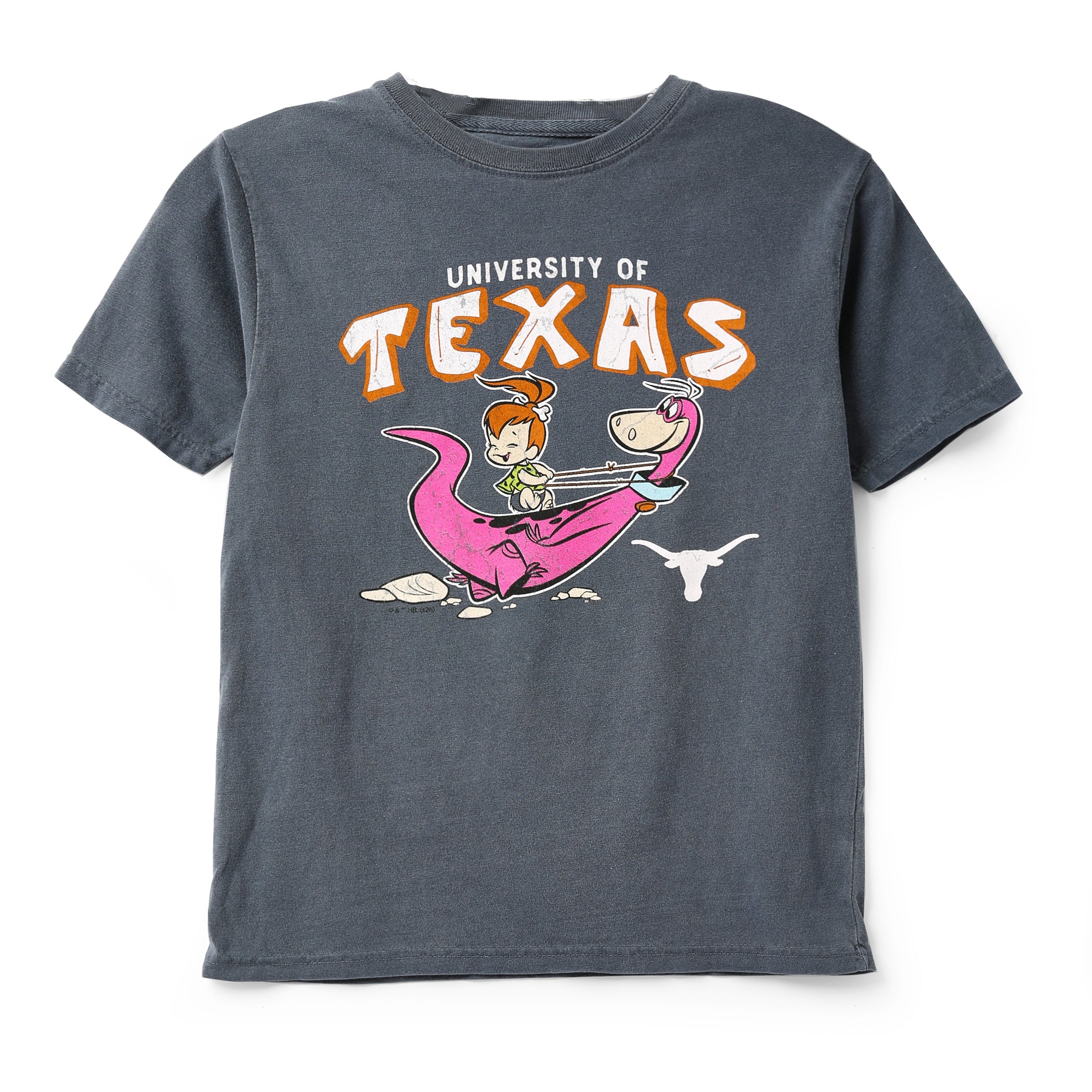 Youth Texas Longhorns Flinestone Dino Ringspun Tee
