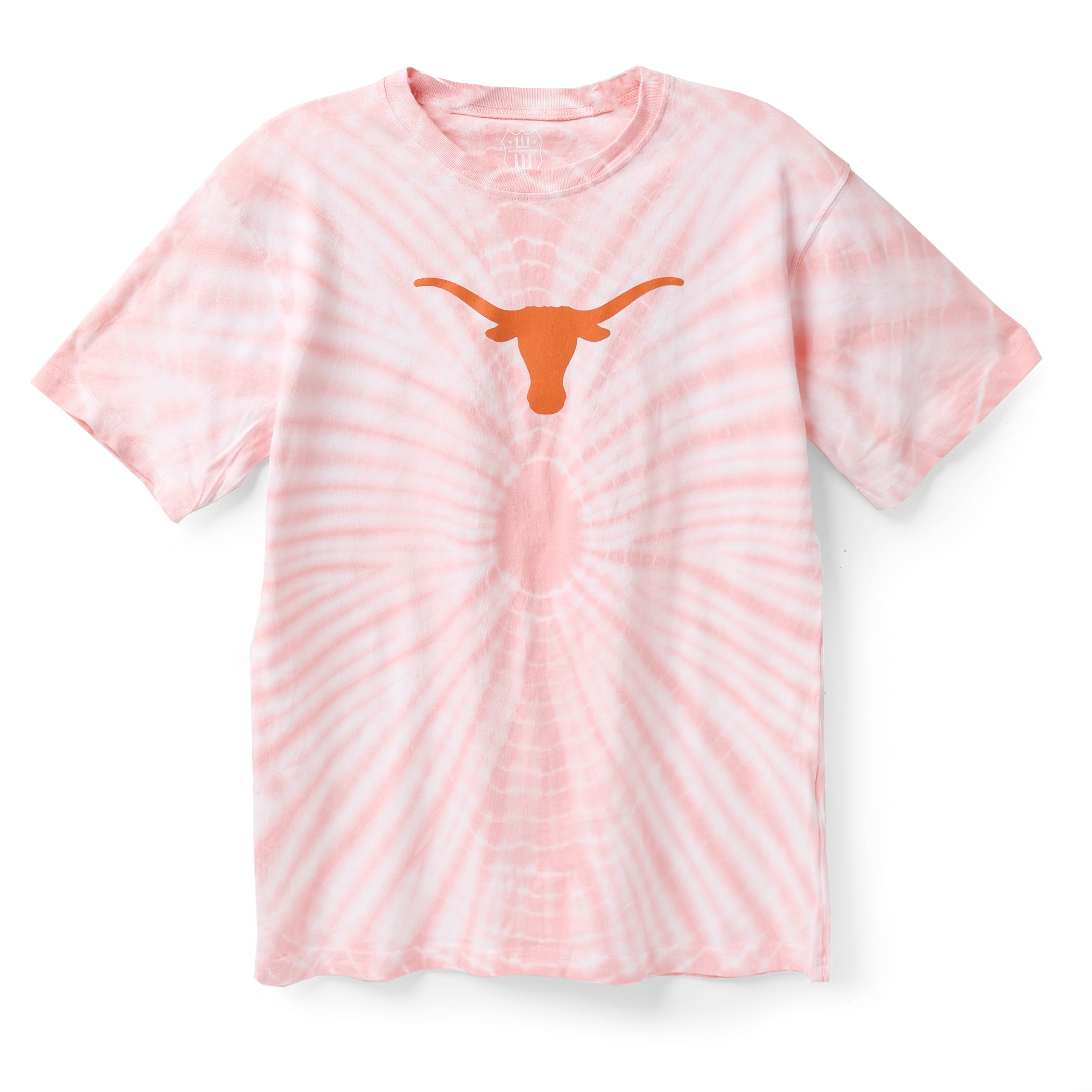 Youth Texas Longhorns Circle Tie Dye Short Sleeve Tee