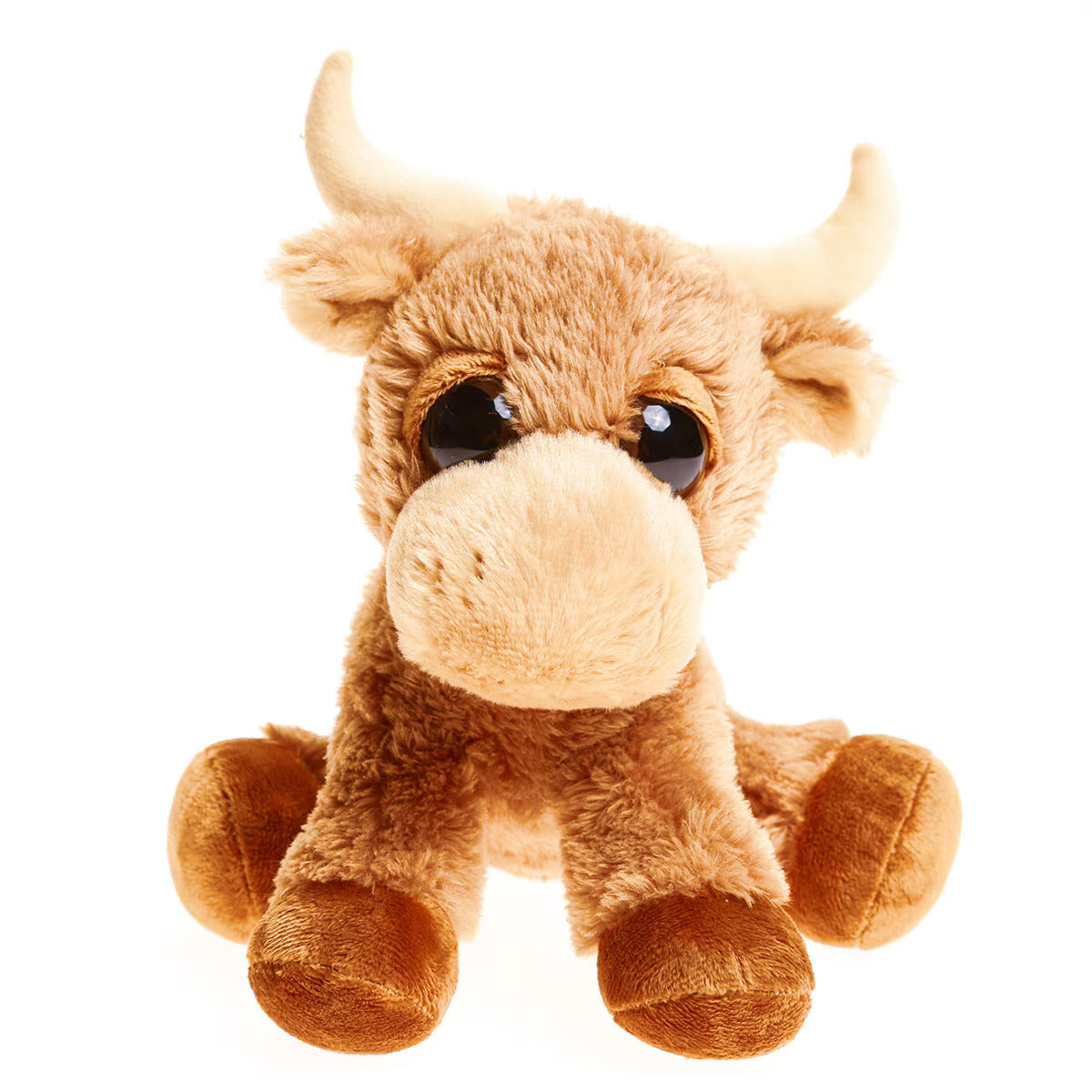 Ranger the Dreamy Eyed Longhorn Stuffed Animal - 10”
