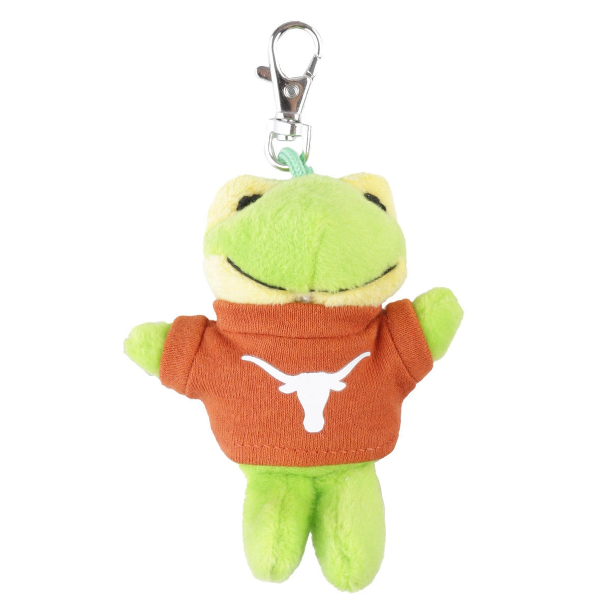 Longhorn Tee Plush Frog Keychain