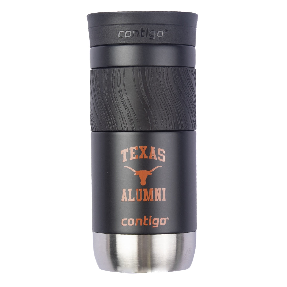 Texas Longhorns Matte Black Alumni Contigo Travel Tumbler