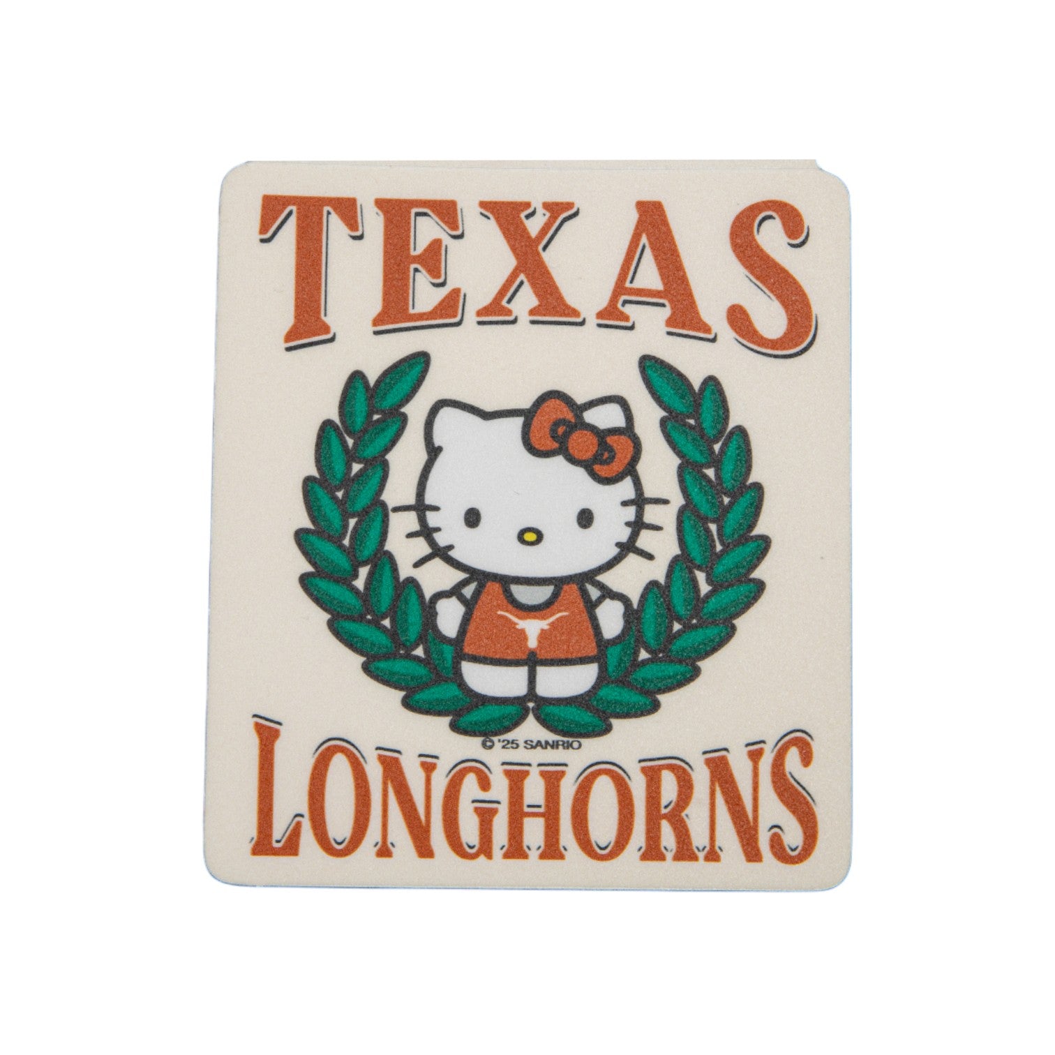 Texas Longhorns Hello Kitty Two Ways Sticker