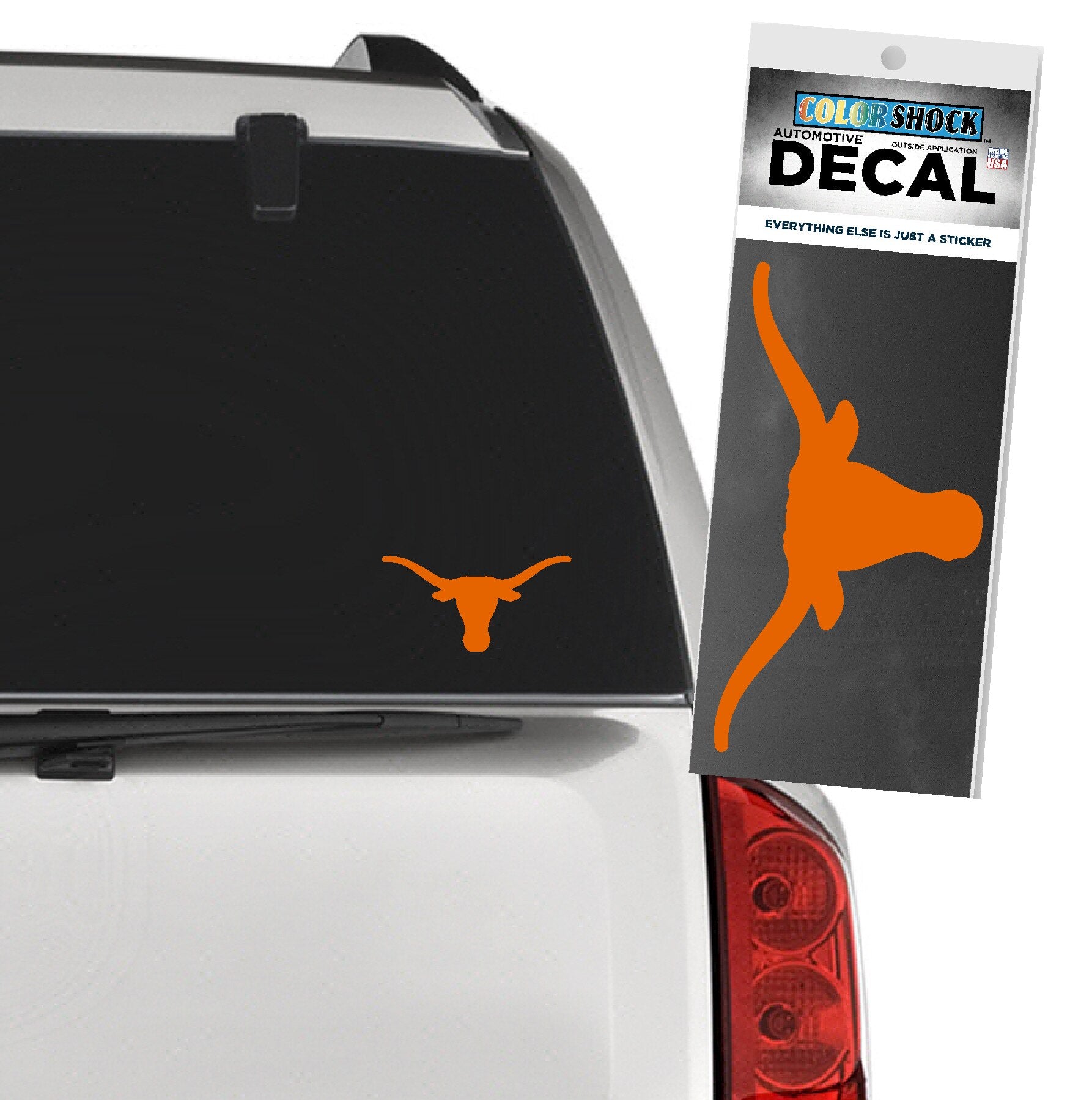 Texas Longhorns Burnt Orange Silhouette Decal