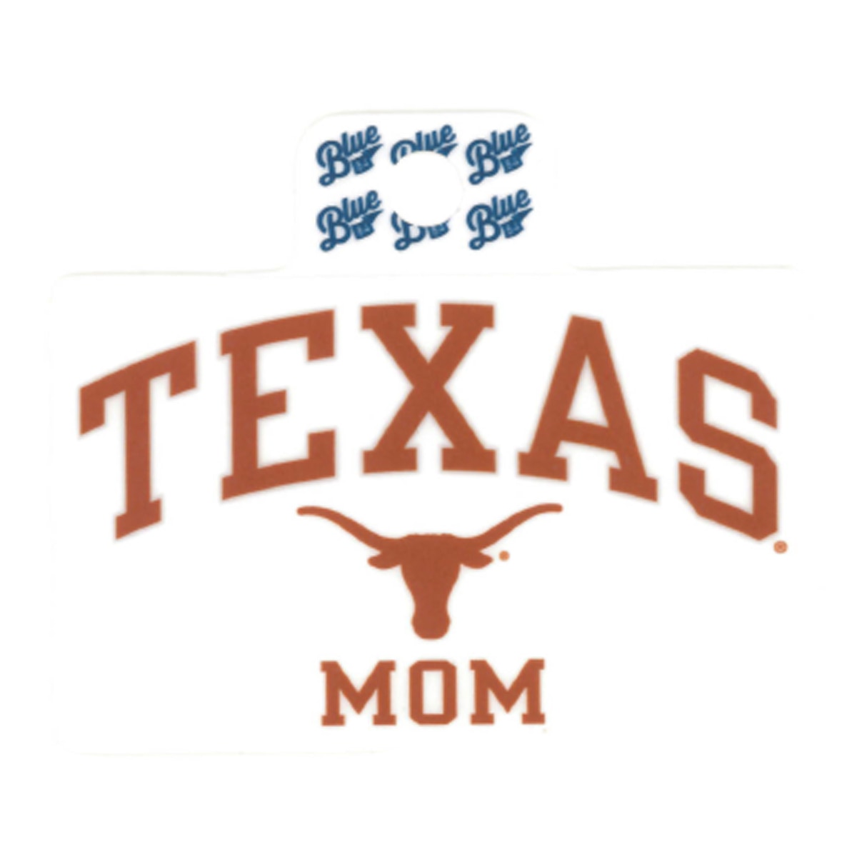 Blue 84 Longhorn Mom Sticker