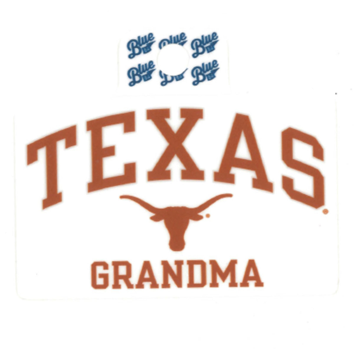 Blue 84 Longhorn Grandma Sticker