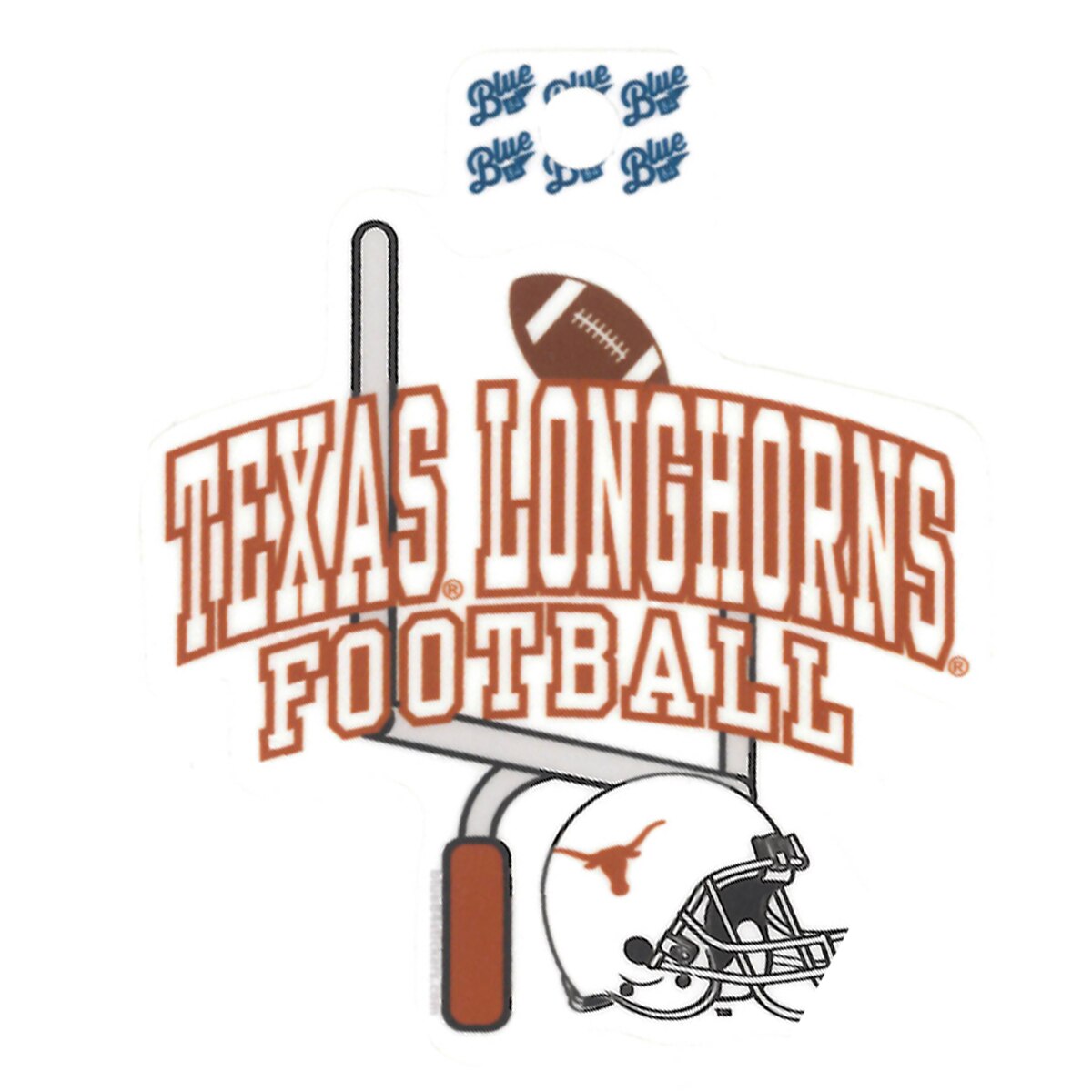 Blue 84 Correlate Football Sticker