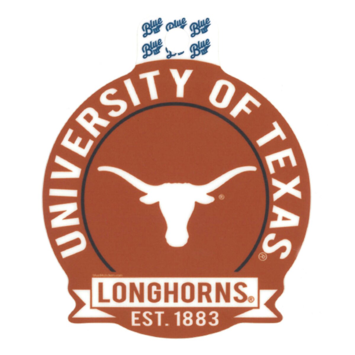 Blue 84 University of Texas 1883 Sticker