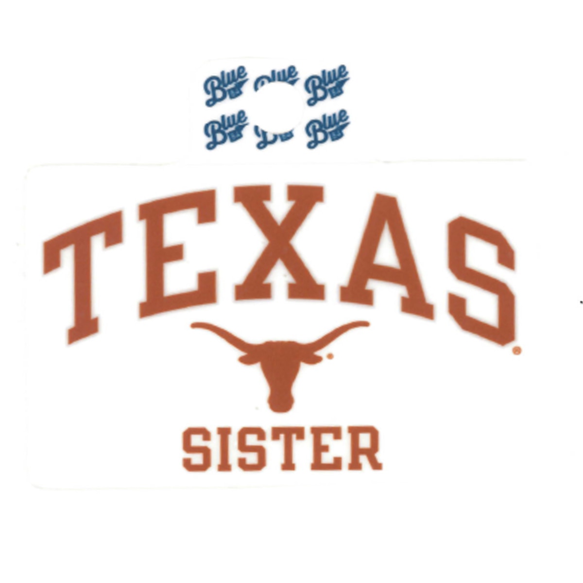Blue 84 Longhorn Sister Sticker