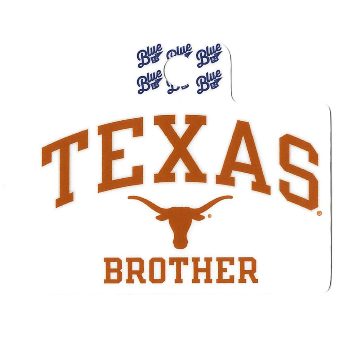 Blue 84 Texas Longhorns Brother Sticker, image size:1200x1200