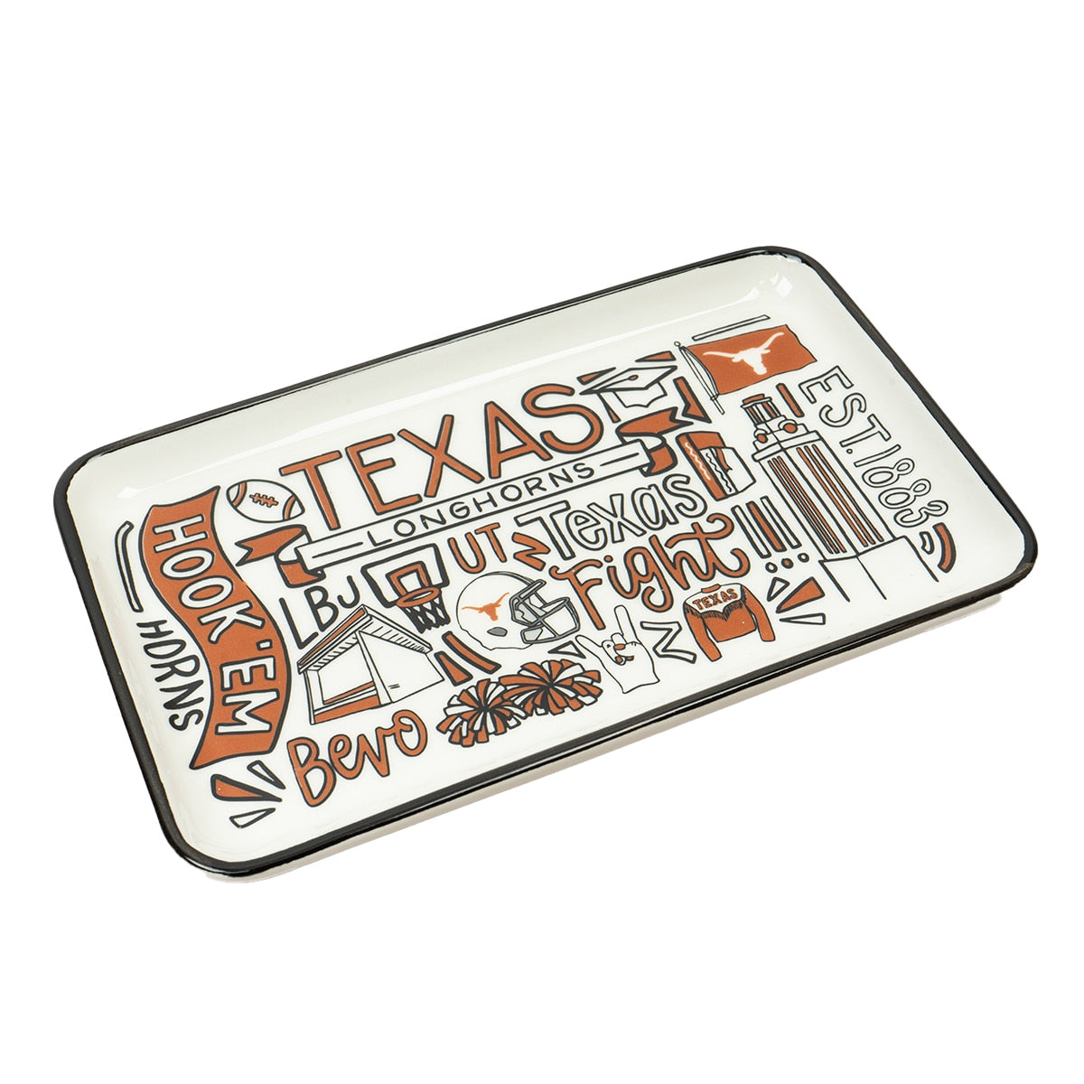 Texas Collage Trinket Tray