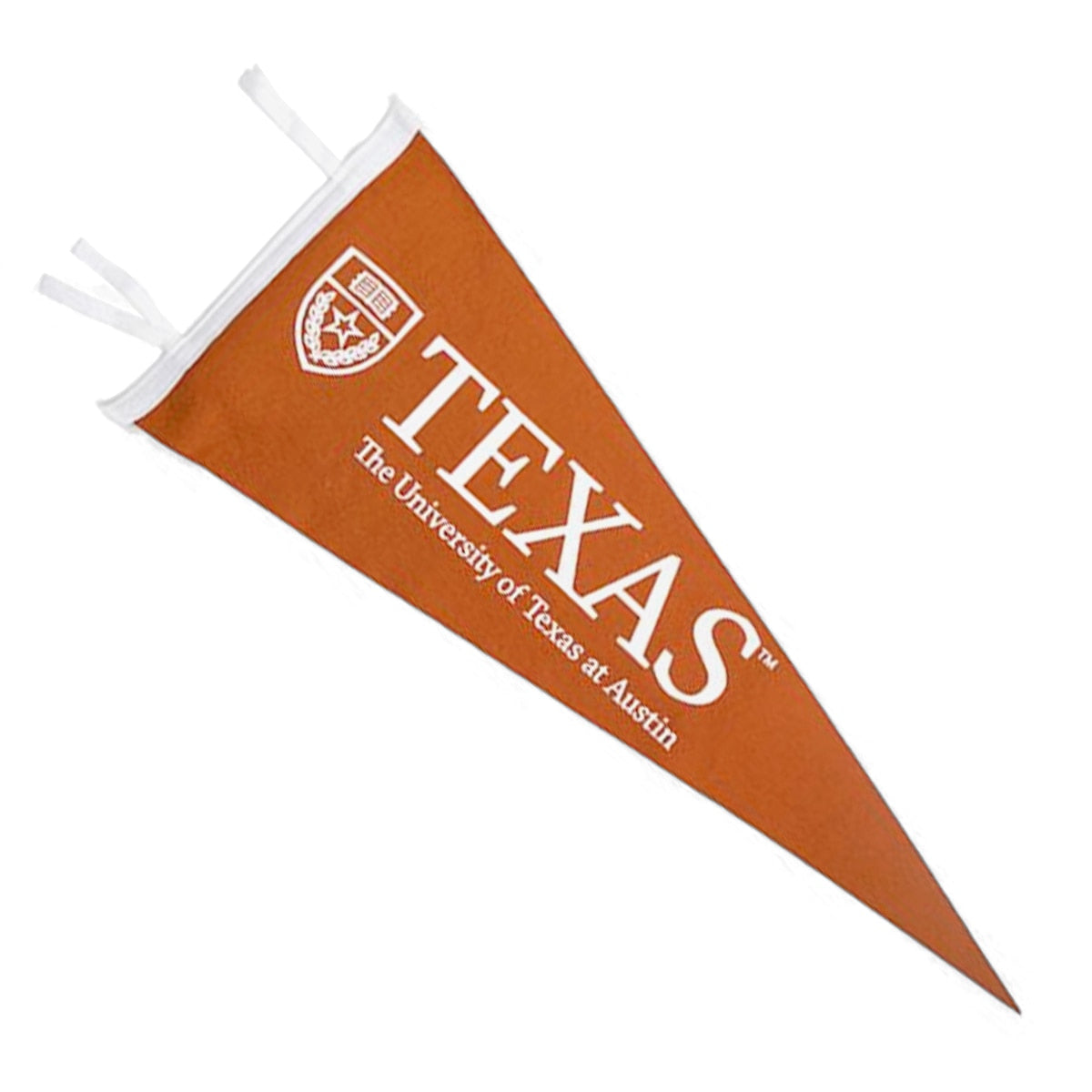 The University of Texas at Austin Shield Pennant - 12 in x 30 in