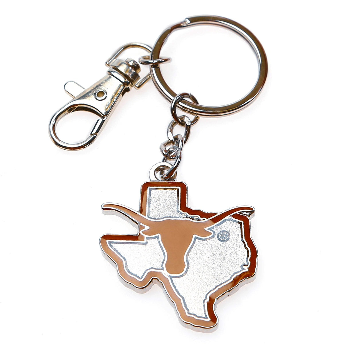 Texas Longhorn Home State Keychain