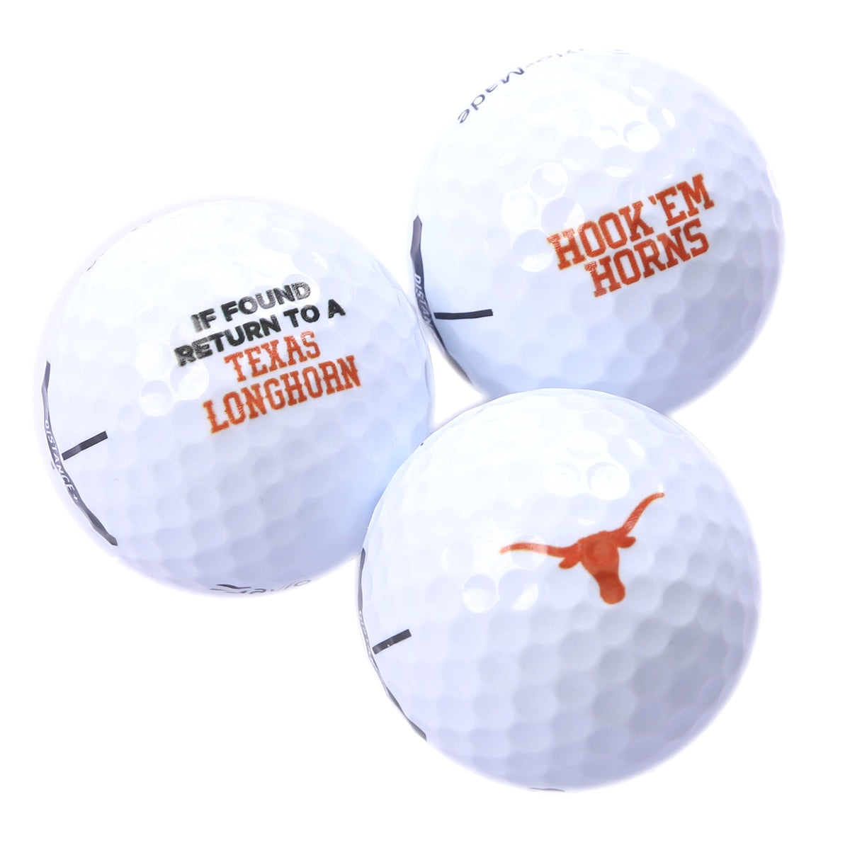Texas Longhorns Golf Balls 3pk | University Co-op