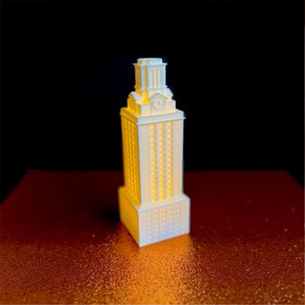 University of Texas Tower Figure - White