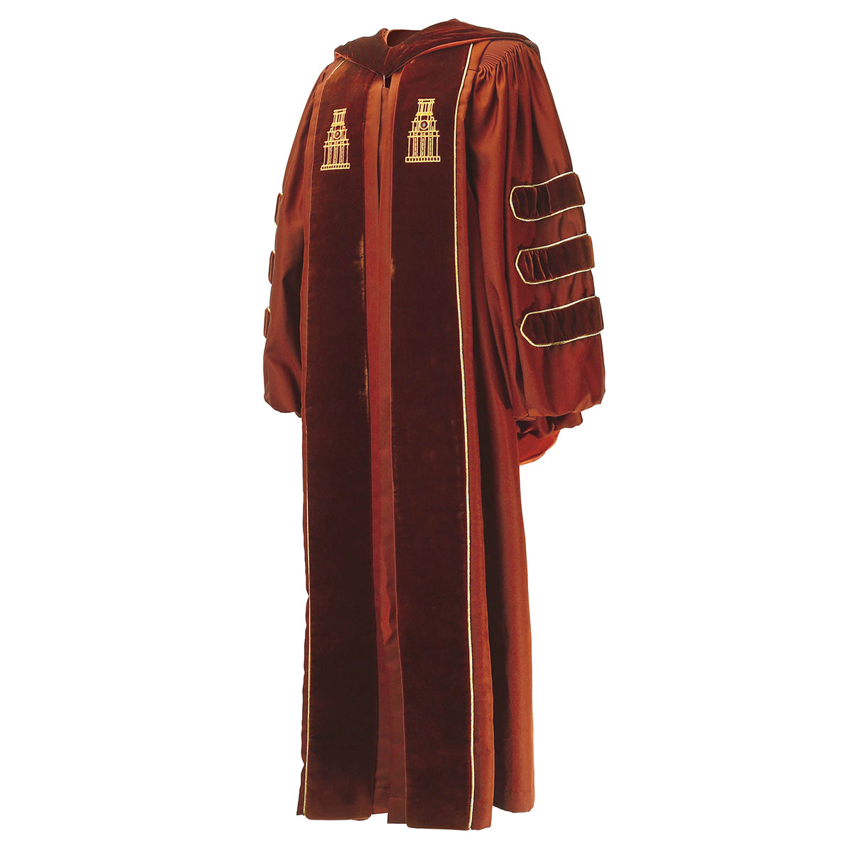 Doctoral UT Rental Gown and Hood