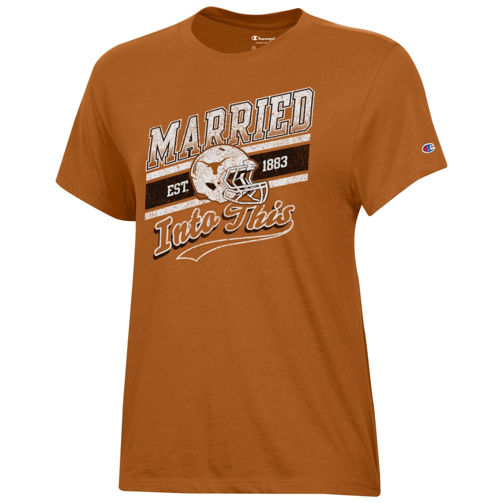 Champion Texas Longhorns Married Into This Tee