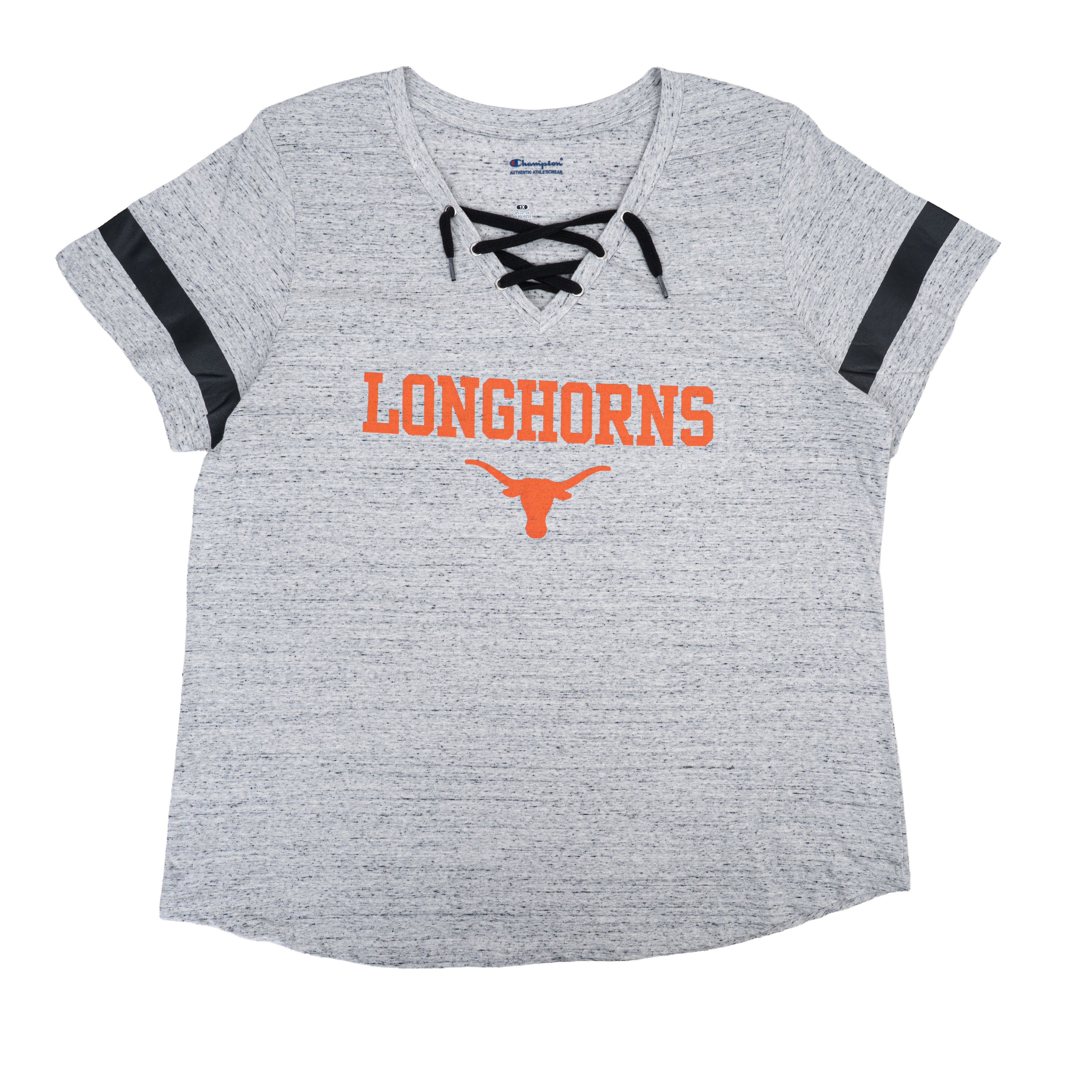 Texas Longhorns Women's V-Neck Extended Tee