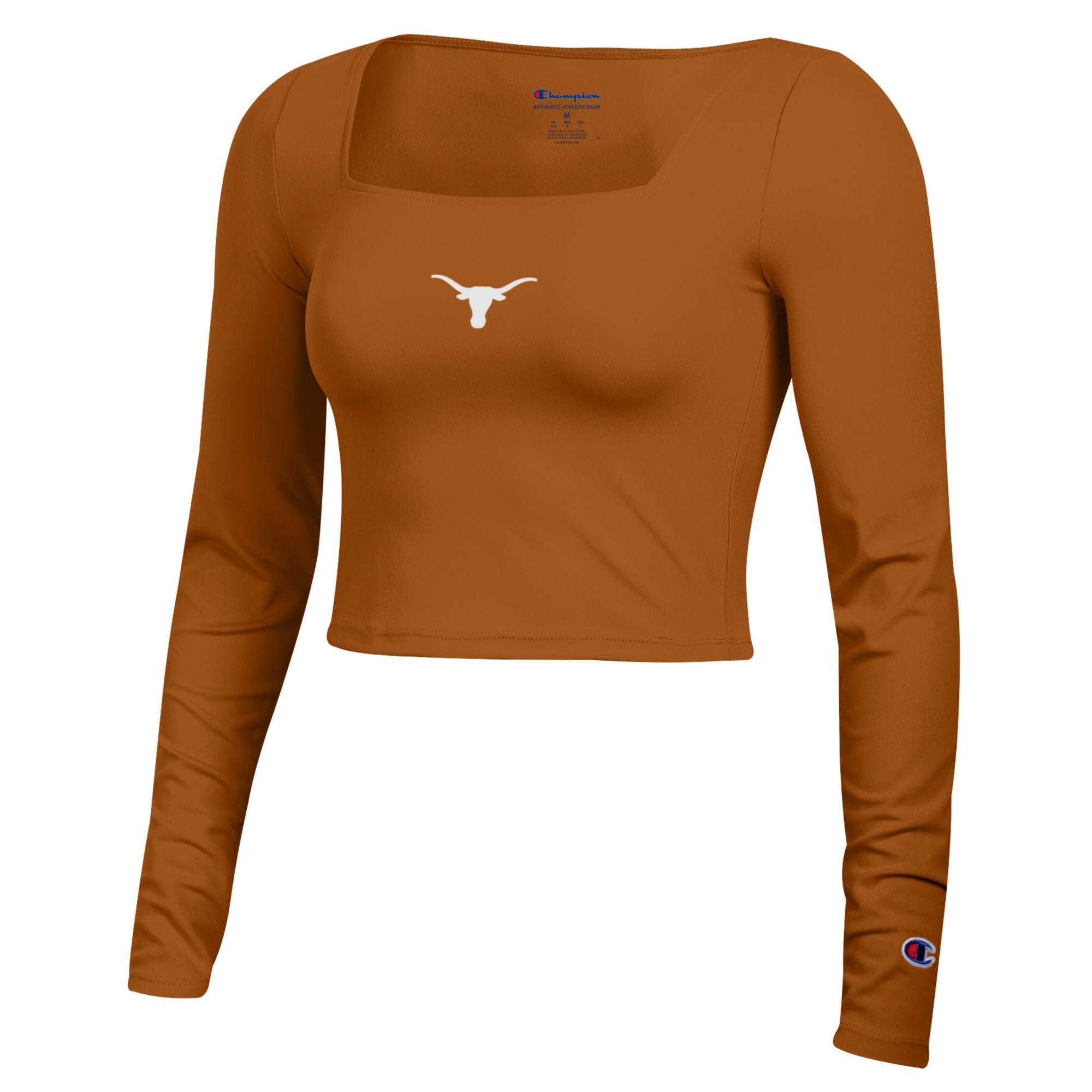 Champion Ladies Long Sleeve Champion Crop Top Champion Tailgate