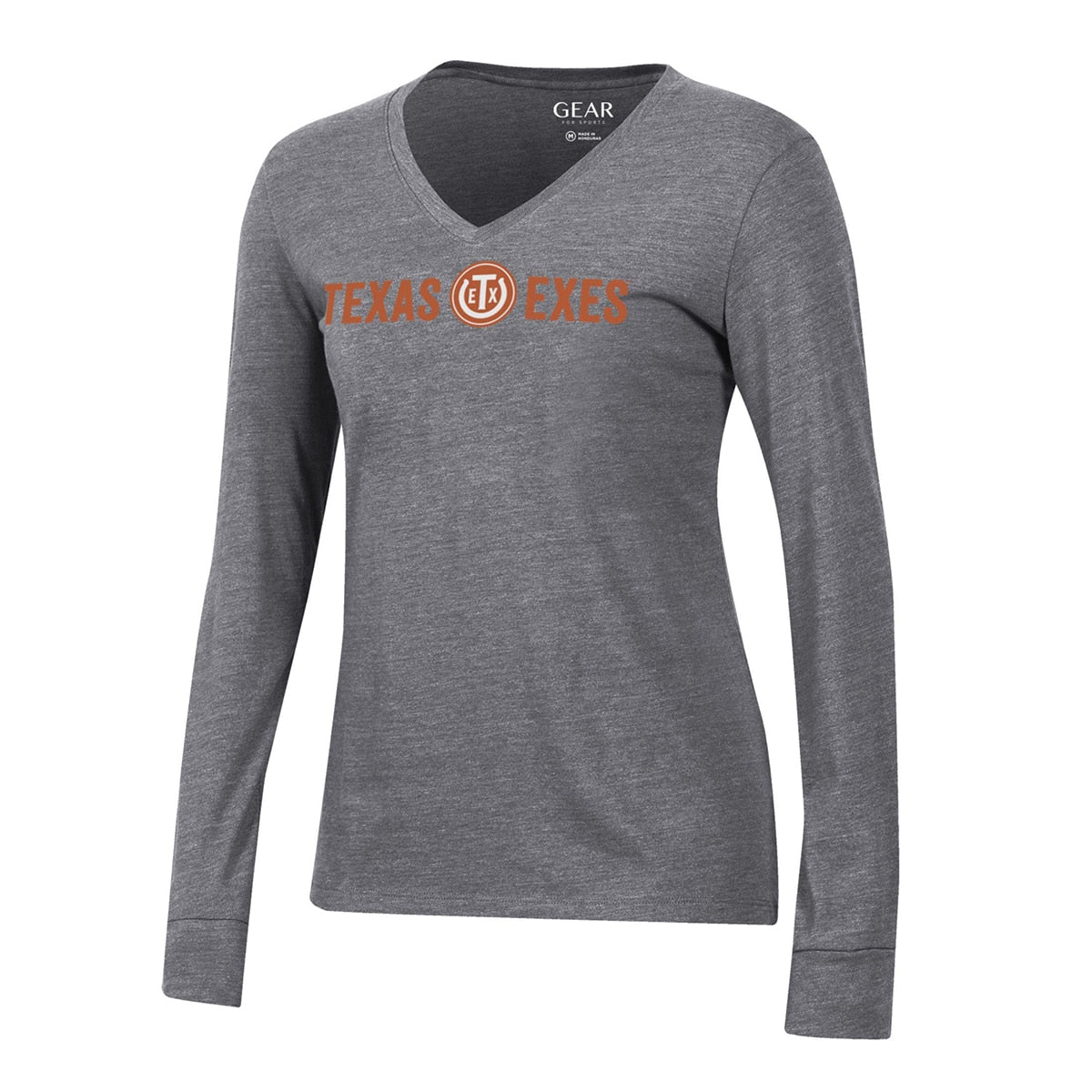 Texas Exes Relaxed Tri-Blend Long Sleeve Tee